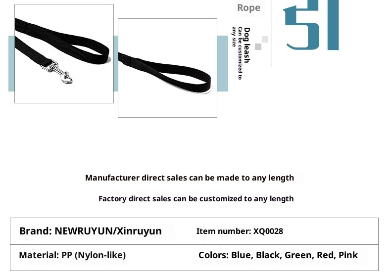 Polypropylene Pet Leash Dog Chain Walking Leash - Image 5